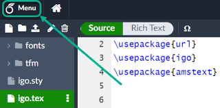 Exporting Your Work From Overleaf