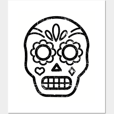 Skull Icon Dia De Los Muertos Dia