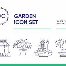 Interior Design Line Icon Set