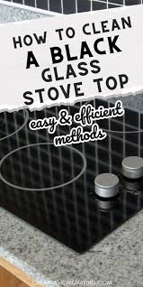 Cleaning A Black Glass Stove Top Easy