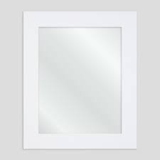 White Custom Mirror For Your Bathroom