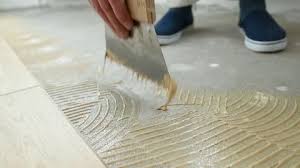 Flooring Installing Stock Footage