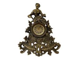 Antique Mental Clock French Bronze