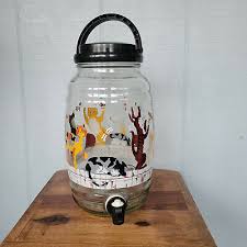 Fence Dispenser Glass Jug Container Mcm