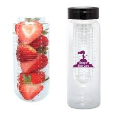 16 Oz Branded Glass Infuser Bottle