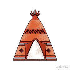 Tee Home Native American Icon Image