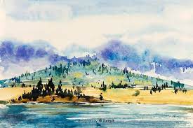 Watercolor Landscape Images Free