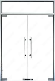 Office Glass Doors With Stainless Door