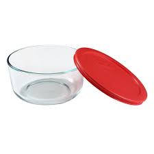 4 Cup Glass Food Storage Container With