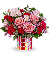 Charming Mosaic Bouquet Dx Valentine S