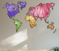 Buy Wooden World Map Wall Art