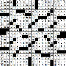 La Times Crossword Answers 6 Mar 16