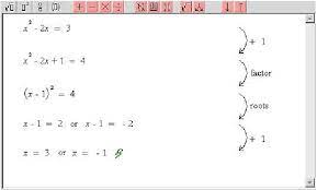 The Quadratic Equations Applet