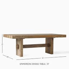 Reclaimed Wood Rectangle Dining Table