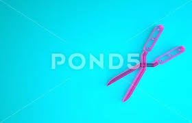 Pink Gardening Handmade Scissors For