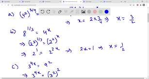 Solve Each Equation For X A E9 4x