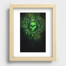 Chaos Icon Nurgle Recessed Framed