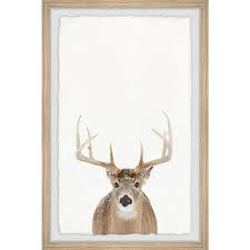 Winter Deer By Marmont Hill Framed