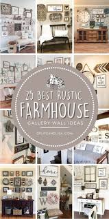 25 Best Rustic Farmhouse Gallery Wall