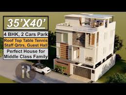 35x40 Duplex House Design