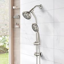 7 Spray Patterns Wall Mount Dual Shower