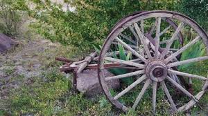 Old West Wagon Wheel Stock