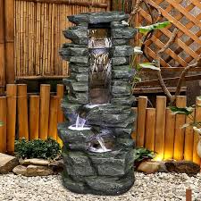 31 In Rockery Shower Outdoor Fountain