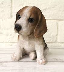 Beagle Dog Figurine Statue Lifelike