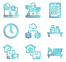 50 Free Vector Icons Of Work From Home