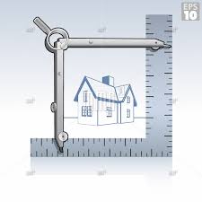 Architectural Compass Square Ruler And