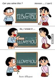 Nobita S Love Equation 9gag