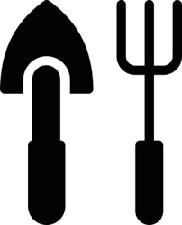 Shovel Linear Icon Thin Line