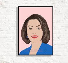 Nancy Pelosi Poster Print Feminist Icon