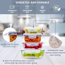 Durable Glass Meal Prep Food Containers