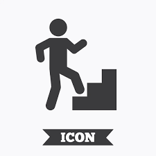 Wall Climbing Icon Vector Images
