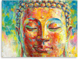 Kunstorner Buddha Wall Art Yoga Decor