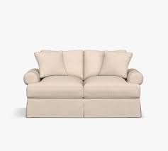 Sullivan Roll Arm Slipcovered Deep Seat Grand Sofa 95 Down Blend Wrapped Cushions Performance Heathered Basketweave Dove Pottery Barn