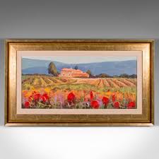 Italian Artist Tuscan Landscape 1990s