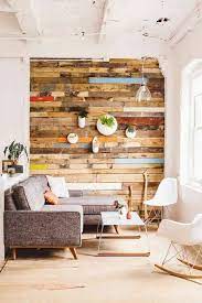 Reclaimed Rustic Pallet Wall Timber
