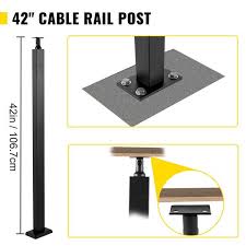 Vevor Cable Railing Post 42 In X 0 98