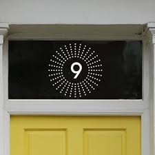 Modern House Numbers Contemporary