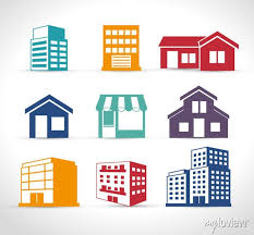 Building Icon Design Wall Stickers