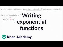 Writing Exponential Functions High