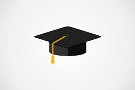 Graduation Cap Flat Icon Graphic By