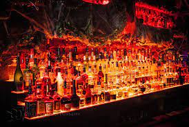 Bar Shelves Liquor Displays Bottle