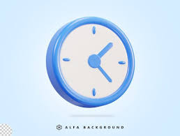 Wall Round Clock 3d Icon Graphic By