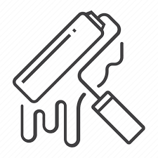Fill Paint Painting Roller Icon