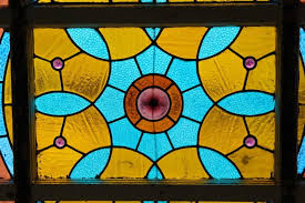 Victorian Era Octagonal Stained Glass