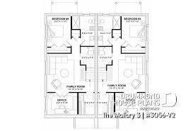 2 Story Narrow Lot House Plans Under
