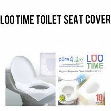 Pure4sure White Loo Time Toilet Seat Cover